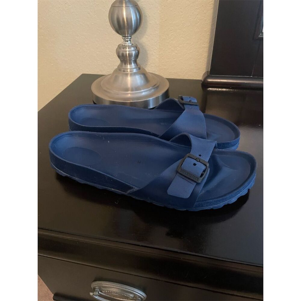 Birkenstock Madrid EVA Women's Slide Sandals Navy Blue Size 7/7.5 US / 38 EU